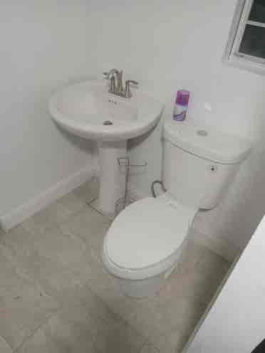 Small half bath bedroom