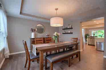 4 bedroom home with fenced in yard