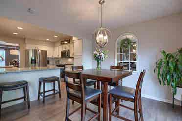 4 bedroom home with fenced in yard