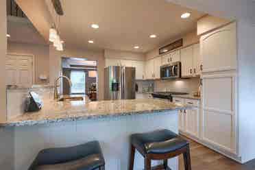 4 bedroom home with fenced in yard