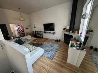 Furnished room, private bath & roof