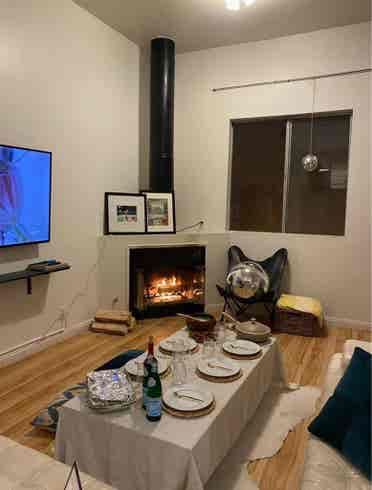 Furnished room, private bath & roof