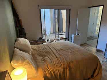 Furnished room, private bath & roof
