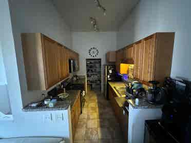 Furnished room, private bath & roof