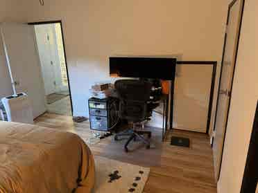 Furnished room, private bath & roof