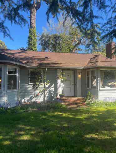 House in a residential neighborhood