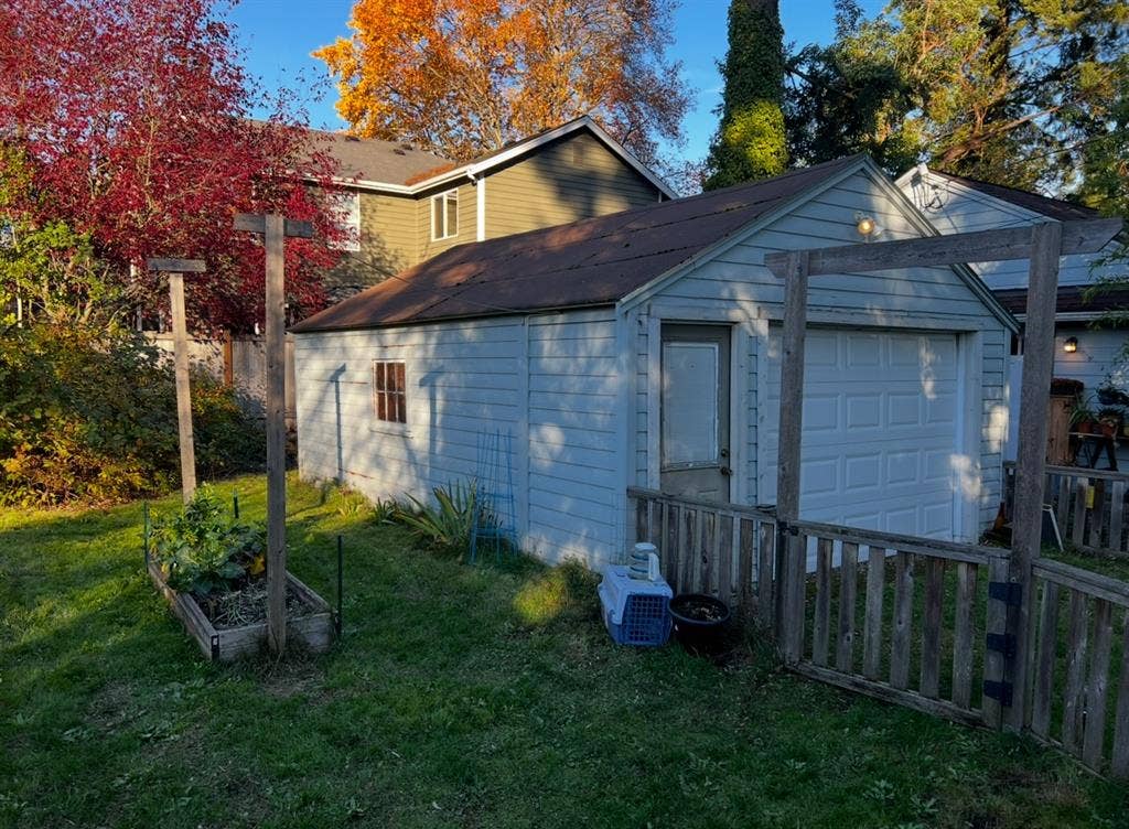 House in a residential neighborhood