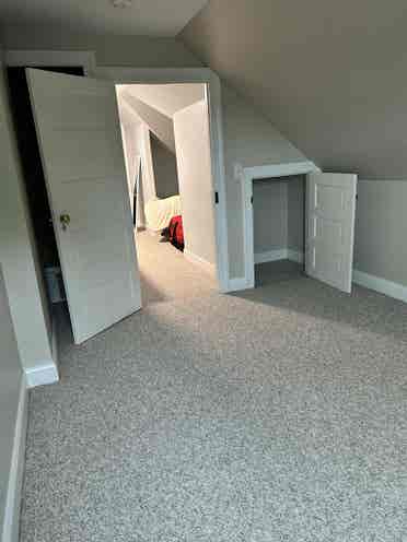Private room with office area