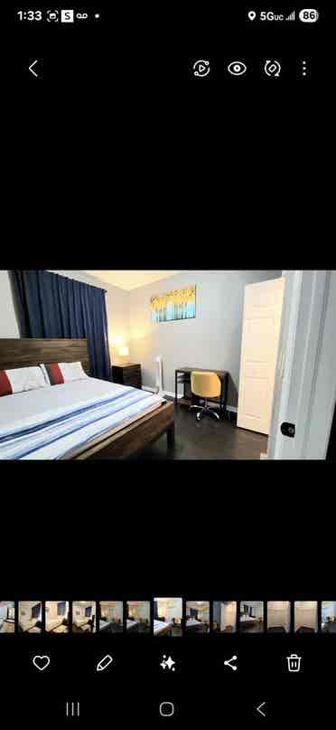 Furnished room with own Bathroom