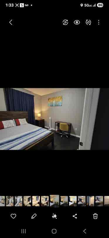 Furnished room with own Bathroom