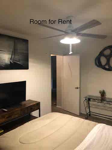 Furnished bedroom avail now