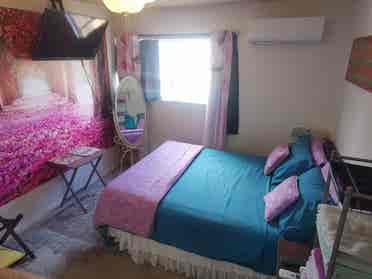 Cozy room with ensuit bathroom.