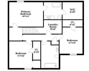 Private room in 3 bedroom house