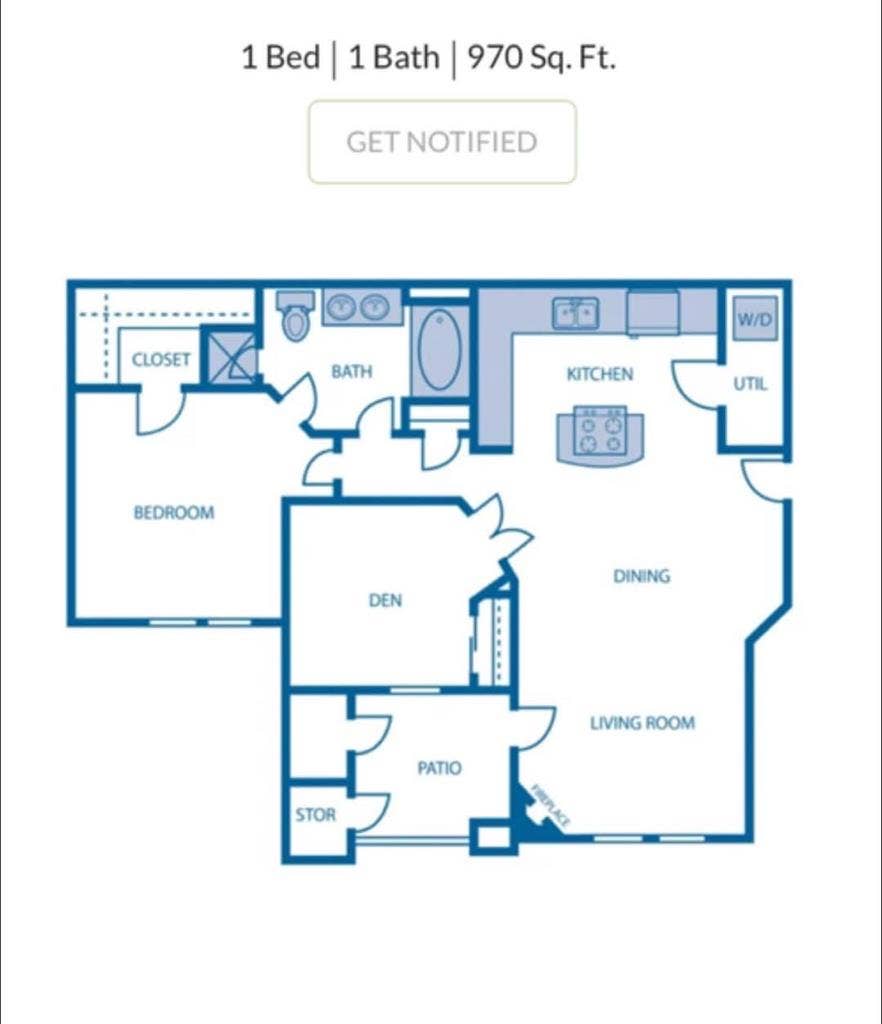 B + office room Apartment