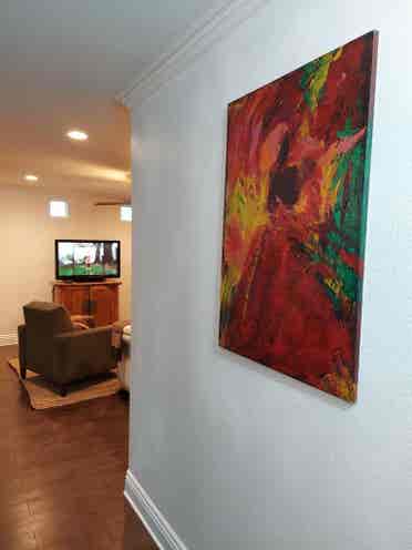 Furn rm w/extra room & private ba