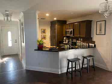 Furn rm w/extra room & private ba