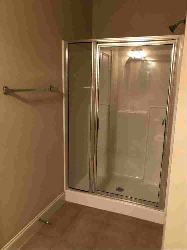 Main level bedroom & bathroom