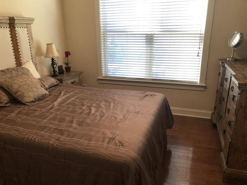 Main level bedroom & bathroom