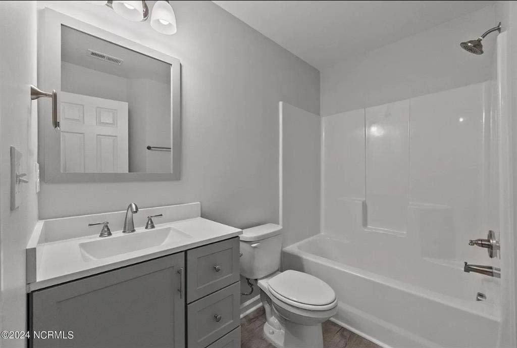 Empty bedroom in brand new house