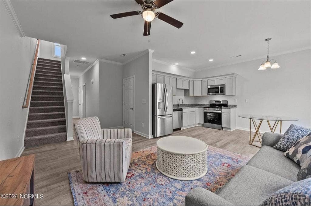 Empty bedroom in brand new house