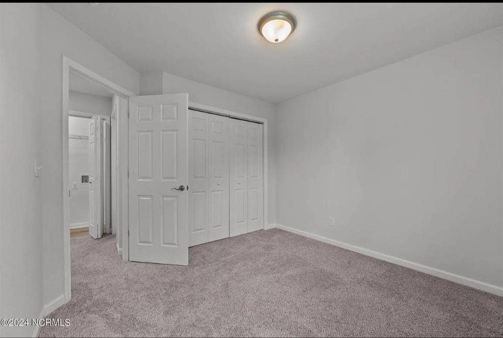 Empty bedroom in brand new house