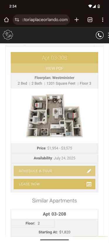 Private room for rent