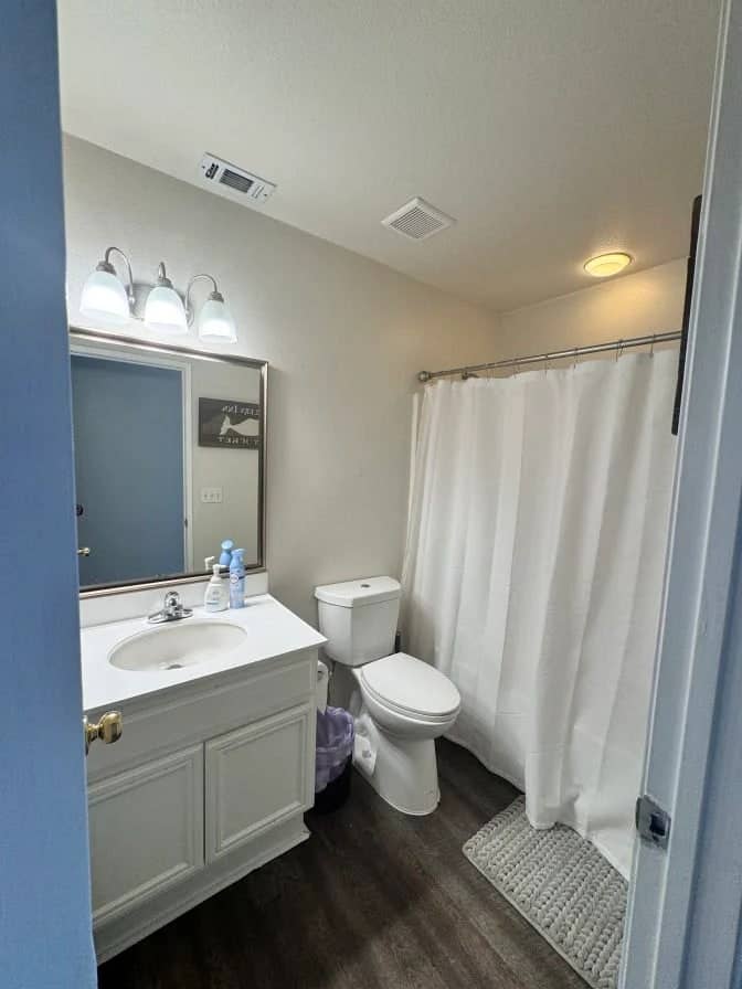 Room with private bathroom