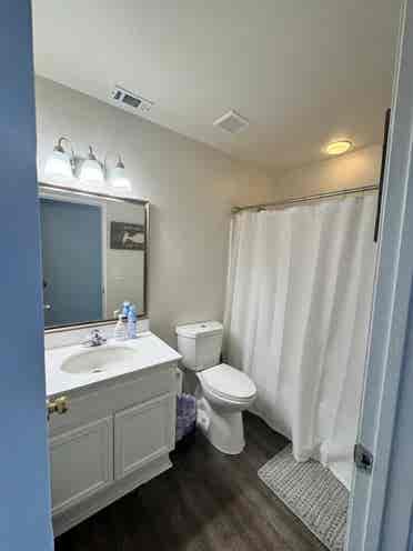 Room with private bathroom