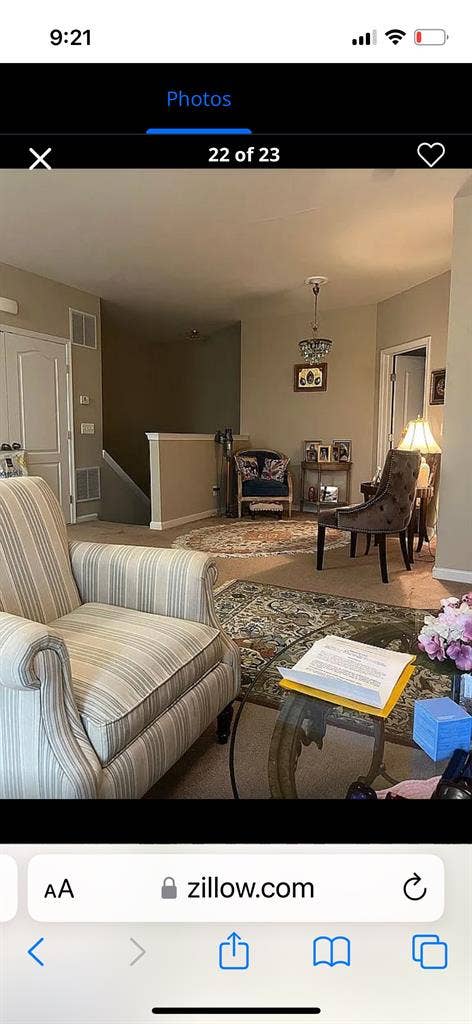 Master bedroom & private bath