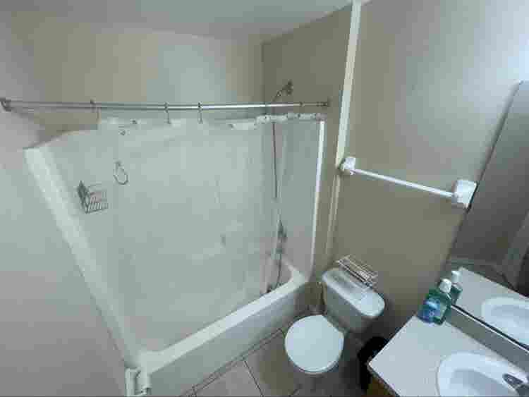furnished
 bedroom with private bath