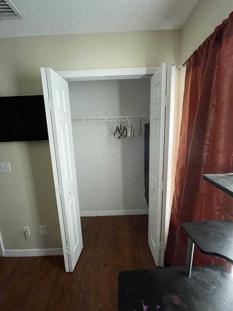 furnished
bedroom with private bath