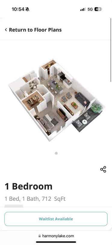 Sublease apartment for summer!