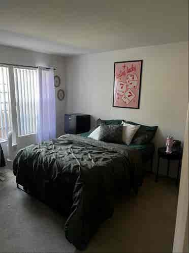 Private master bedroom and bathroom