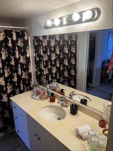 Private master bedroom and bathroom