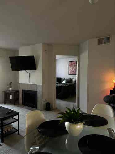 Private master bedroom and bathroom