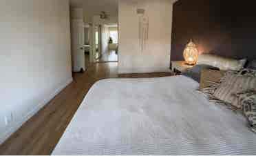 Master bedroom with private bath