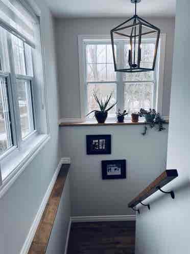 Room + living room + garage