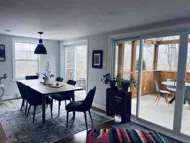 Room + living room + garage