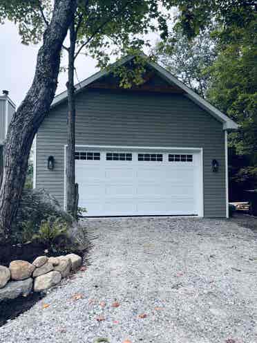 Room + living room + garage