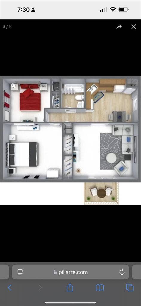 Two bedroom apartment