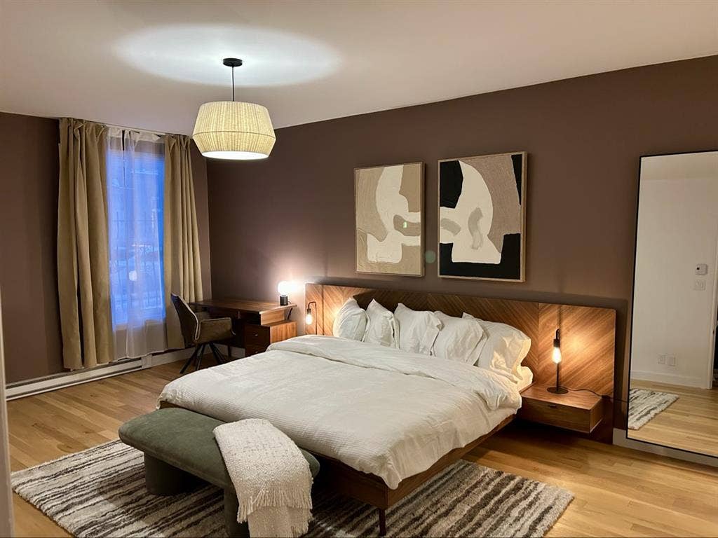 2 chambres avec cours privée