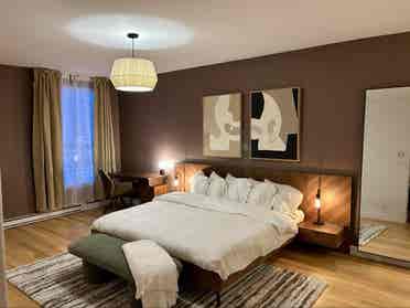 2 chambres avec cours privée