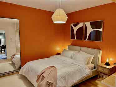 2 chambres avec cours privée