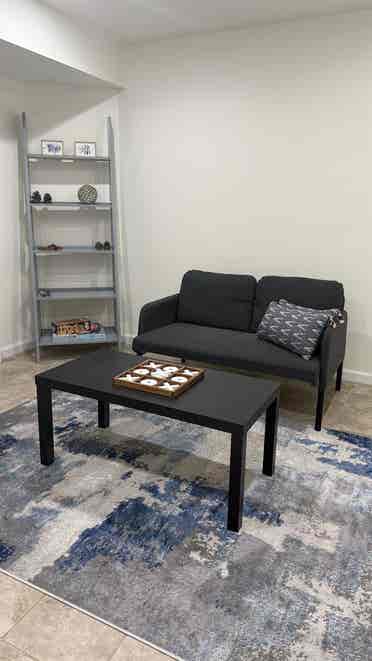 Furnished master bedroom
