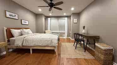 Furnished master bedroom