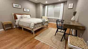 Furnished master bedroom