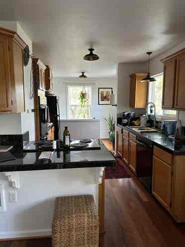 Large room, private bath & entrance