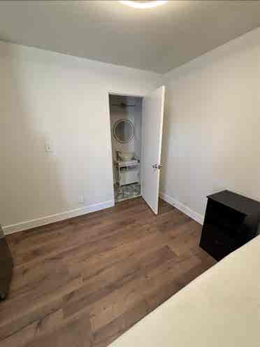 Private entrance room with bathroom