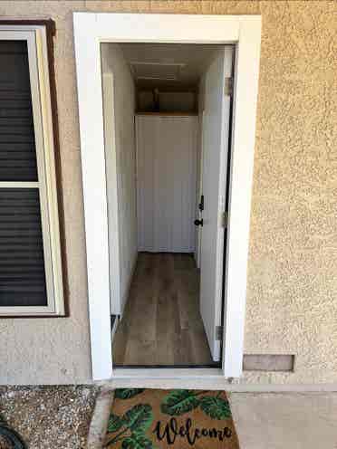 Private entrance room with bathroom