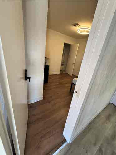 Private entrance room with bathroom